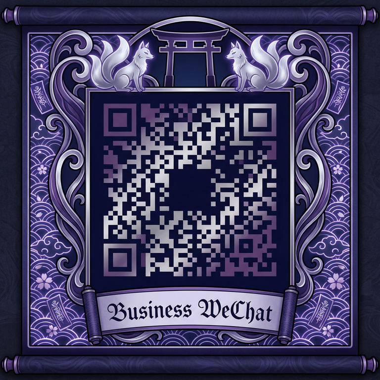 黄色仓库商务二维码